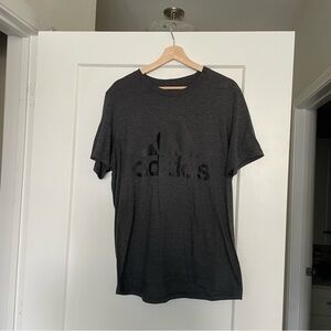 Adidas Black and Grey Amplifier T-Shirt